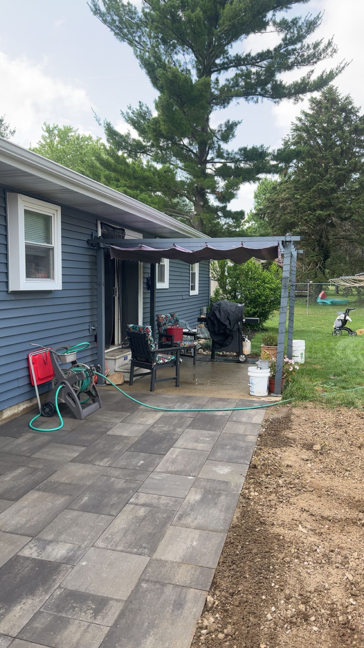Paver patio installation Haslett MI — Be There Lawncare